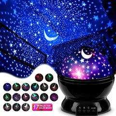 Mini Rotating Crystal Magic Ball Light RGB Projection Lamp