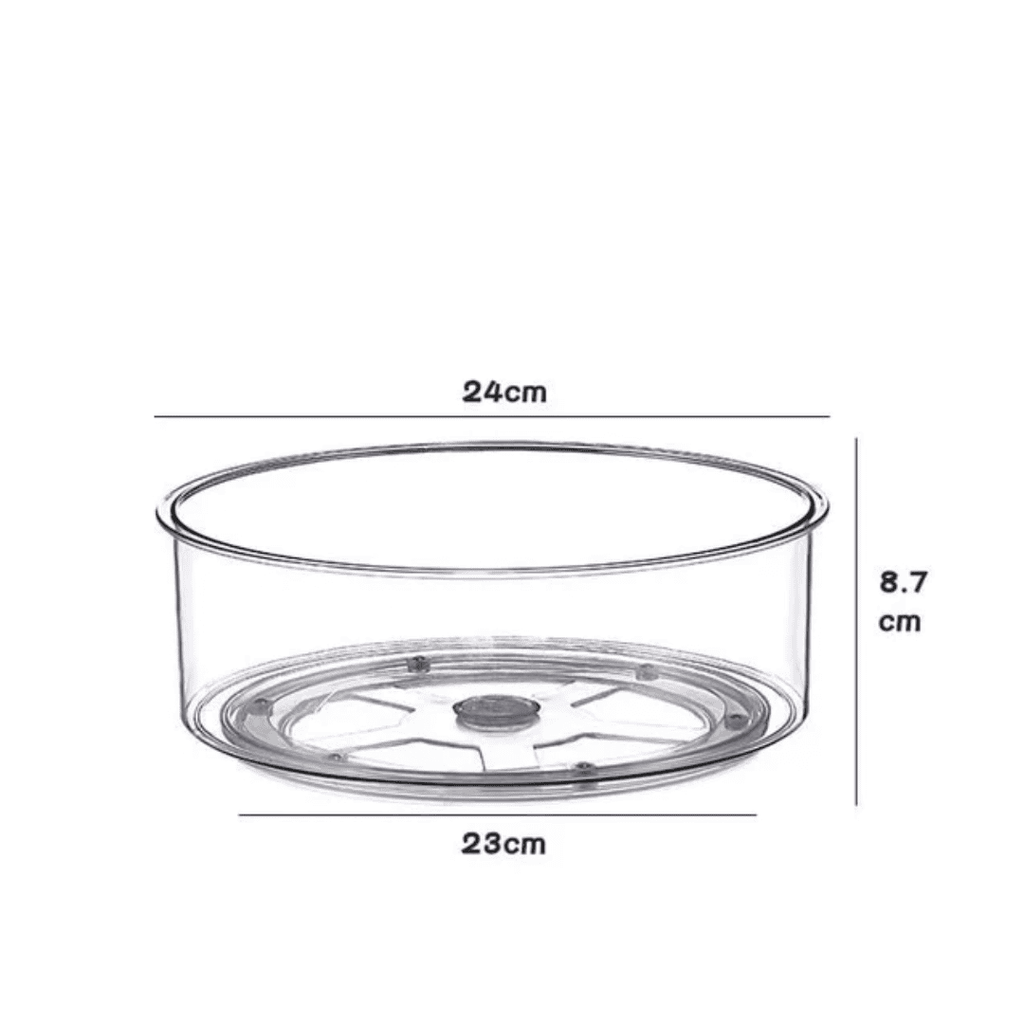 Acrylic Multipurpose Rotating Organizer Turntable