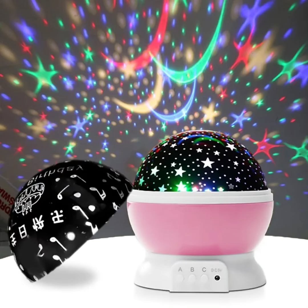 Mini Rotating Crystal Magic Ball Light RGB Projection Lamp