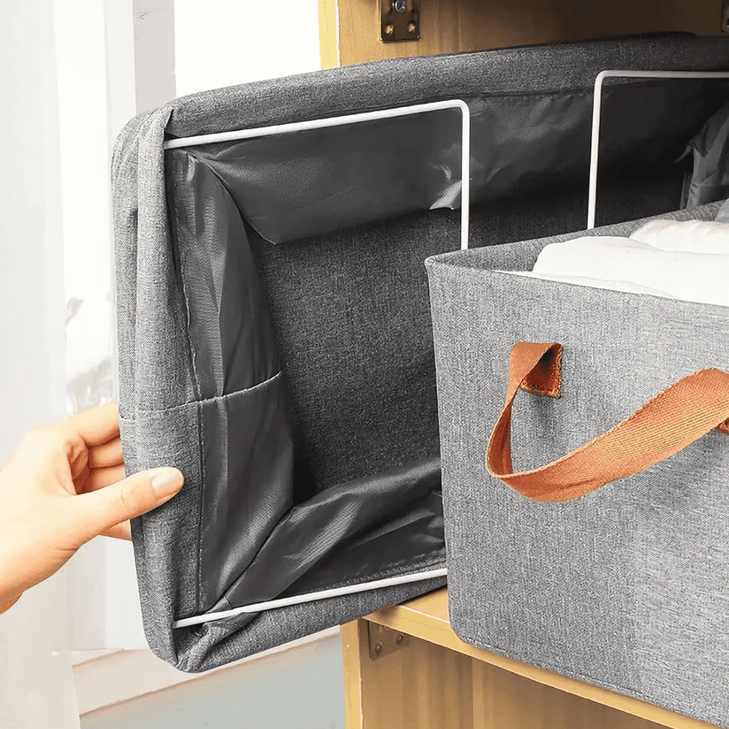 Foldable Multipurpose HARD FABRIC Clothes/Closet Organizer