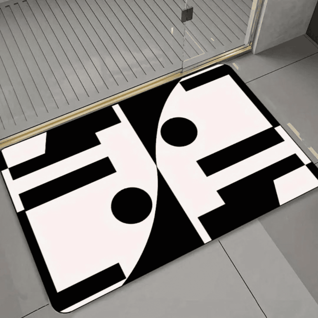 Geometric Pattern Door/Bath Mat