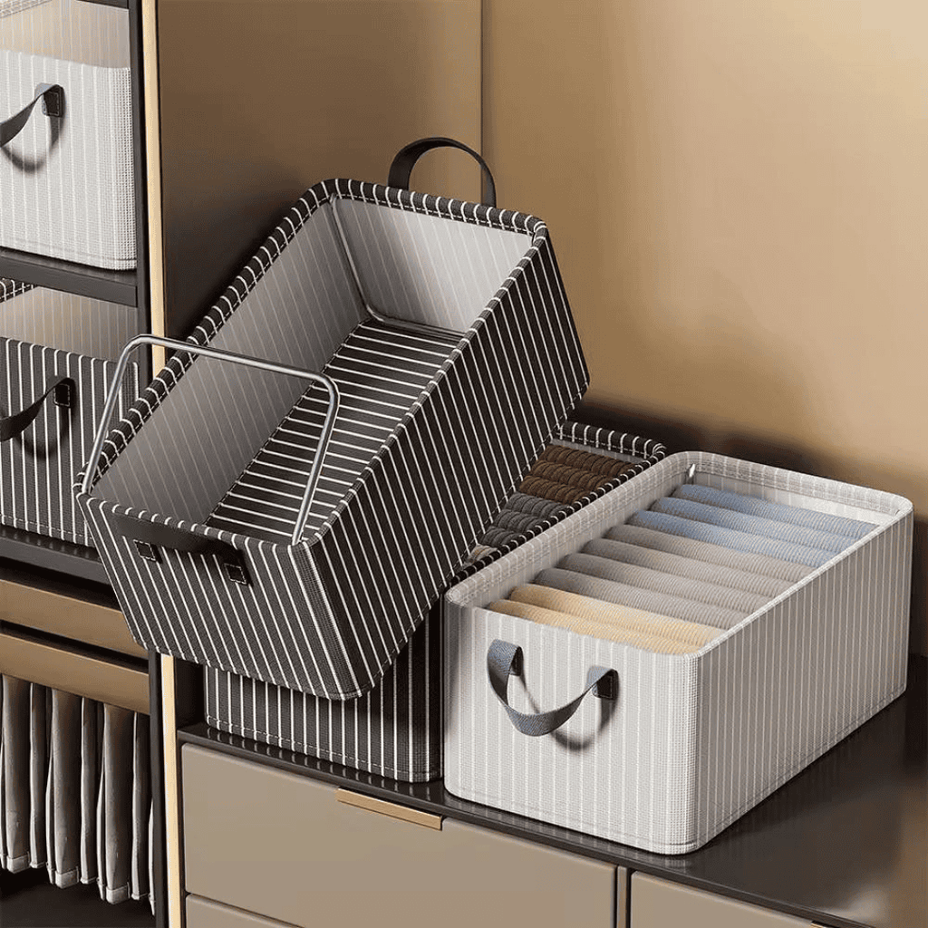 Collapsible Clothing Organizer Sturdy Storage Solution for Closet or Drawer