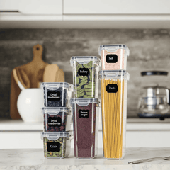 7pcs BPA-Free Airtight Plastic Containers