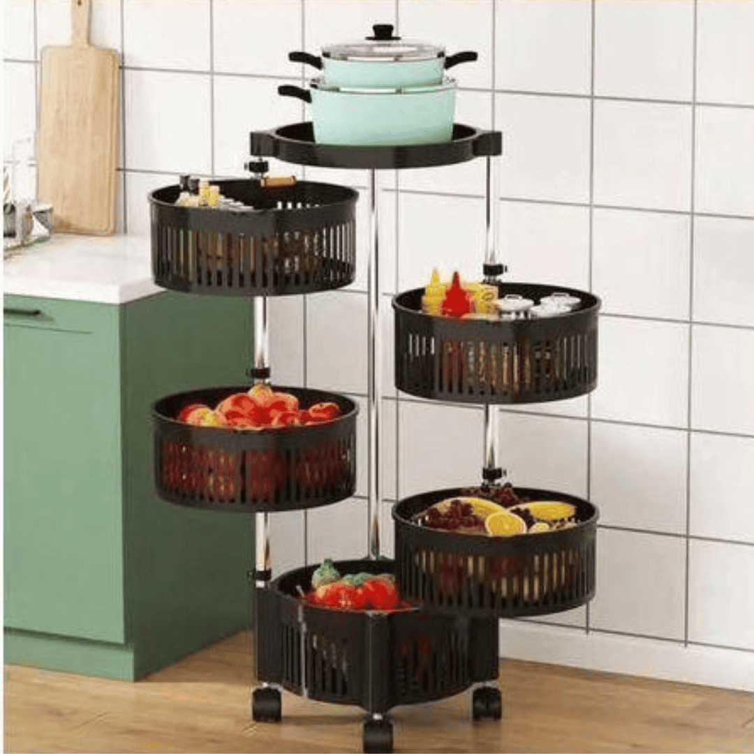 4-Tier Fruit/Vegetable Corner Rack