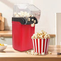 Portable hot air popcorn maker