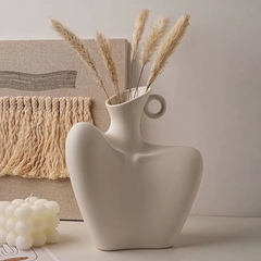 Ivory Sculpt Vase