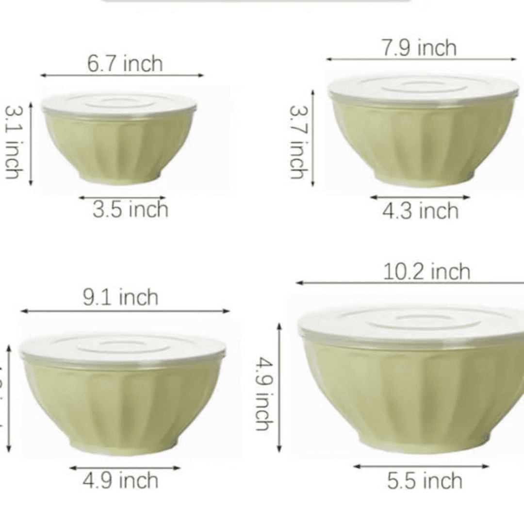 4 in 1 Salad/Storage Bowls Set