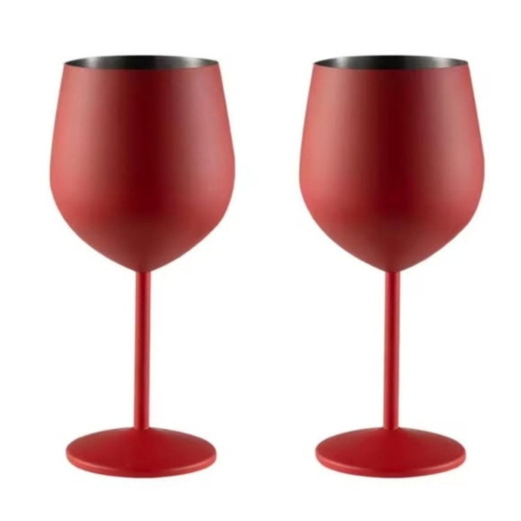 2pcs Stainless Steel Non Breakable Goblets