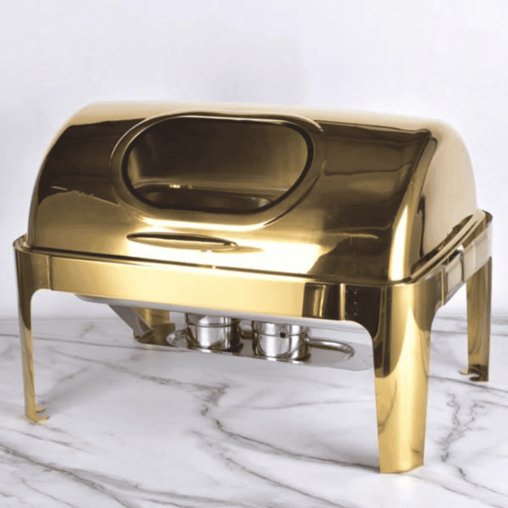 9L Rectangular Roll Top Chafing Dish