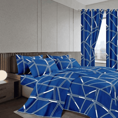 Woolen Duvet with Matching Curtains