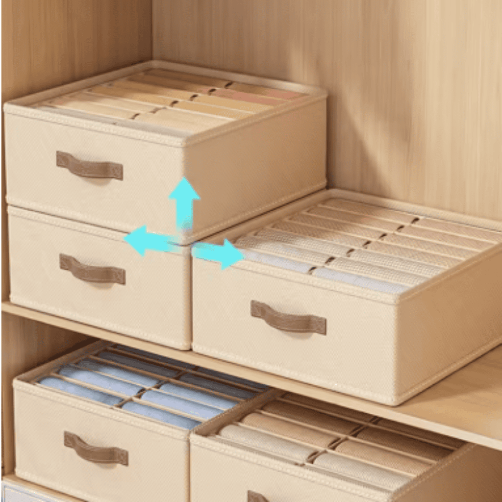 Partitioned Closet Organizers