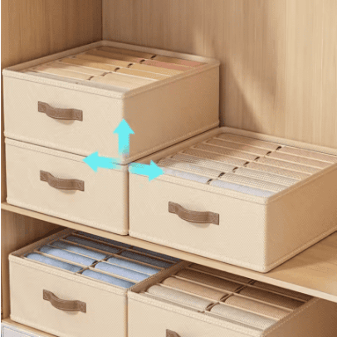 Partitioned Closet Organizers