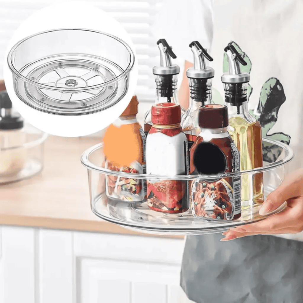 Acrylic Multipurpose Rotating Organizer Turntable