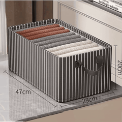 Collapsible Clothing Organizer Sturdy Storage Solution for Closet or Drawer