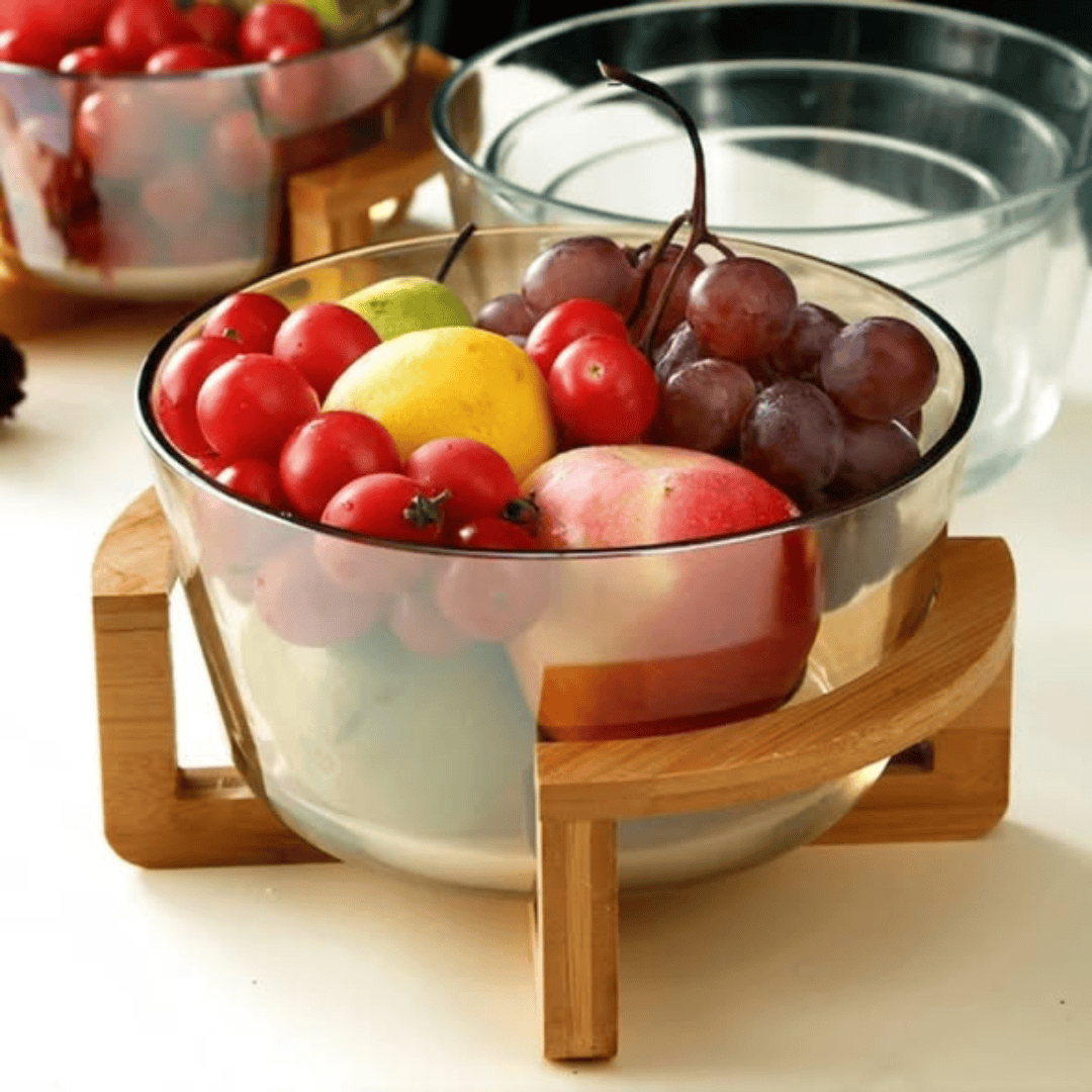 Borosilicate Glass Salad Bowl