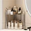 Stainless Steel Wheeled Corner Storage Shelf