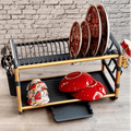 2 Tier Dish Drying Rack for Kitchen Counter