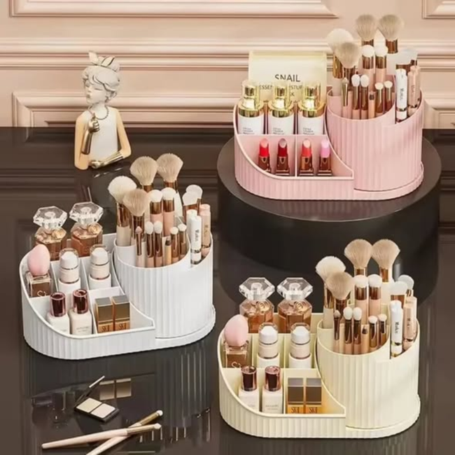 360° Rotatable Cosmetics Storage Organizer