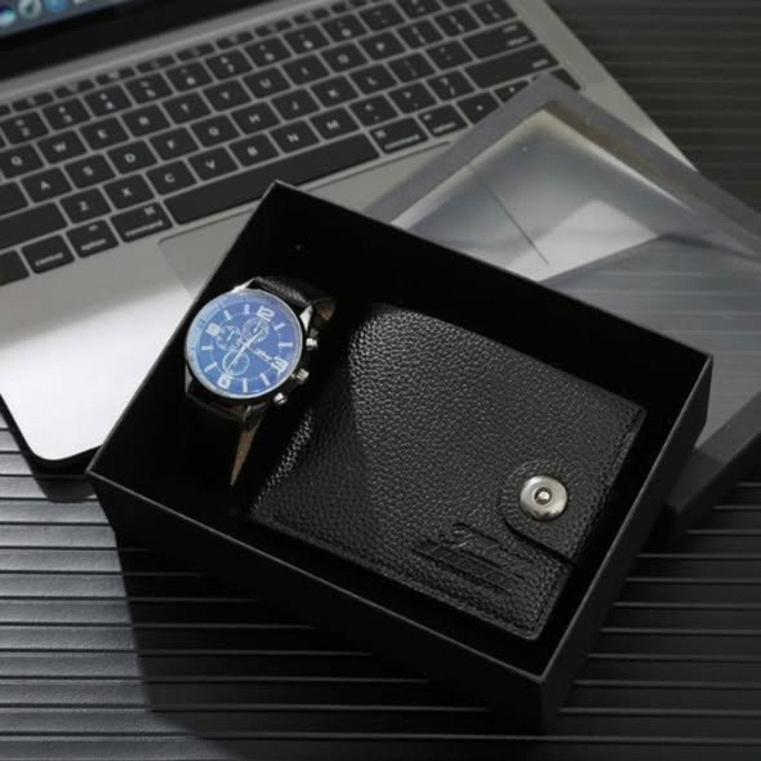 WATCH AND WALLET MEN GIFT SET