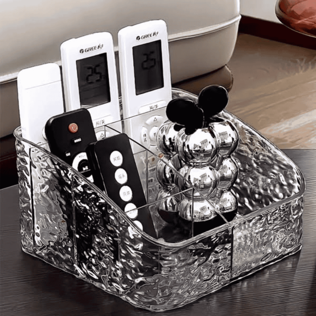 5 Grid Remote/Cosmetic Organizer