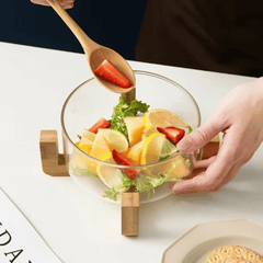 Borosilicate Glass Salad Bowl