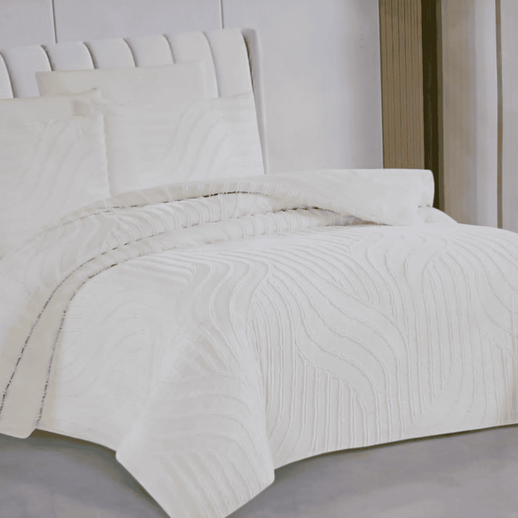 6x6 Tufted Duvet Cover Set