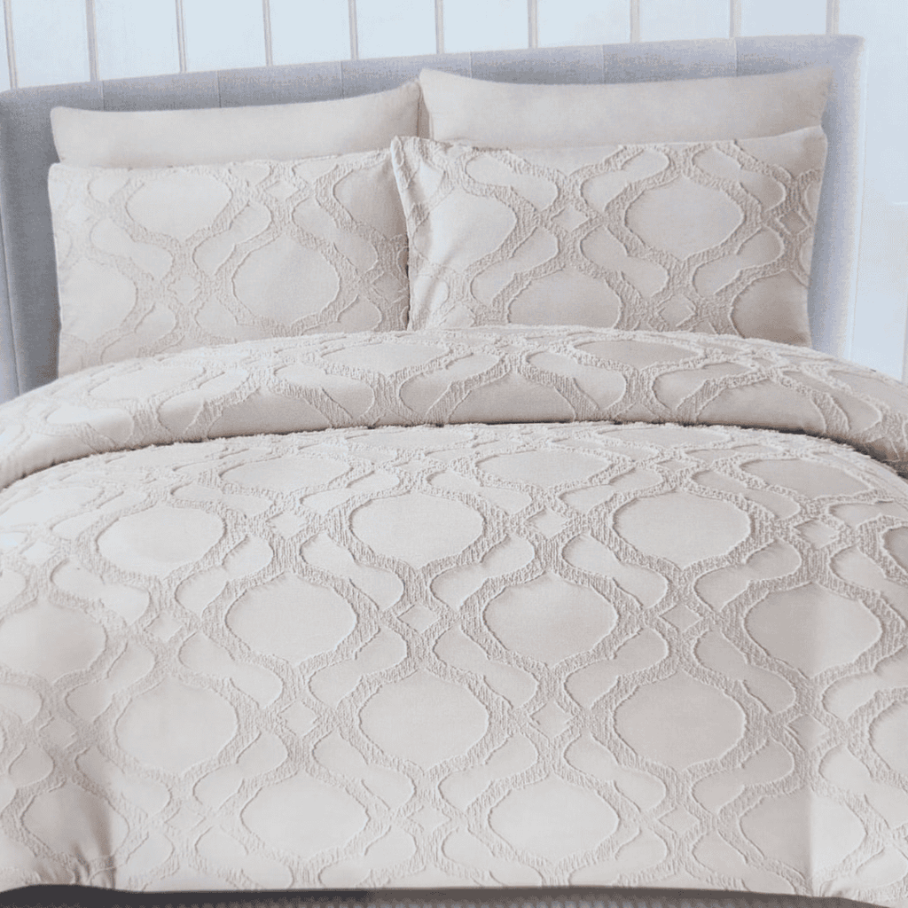 6x6 Tufted Duvet Cover Set
