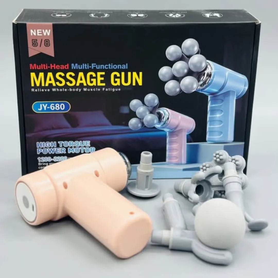 Multi-Head Multi-Functional Massage Gun - 8heads