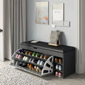 Modern Bucket Flip Shoe Cabinet with Seat