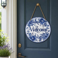 2D Flat Metallic Hanging Decor Signs
