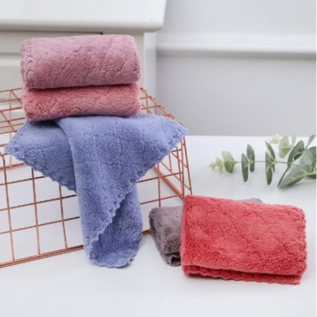 5Pcs Dishcloth Hand Towel