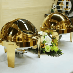 6L Round Roll Top Chafing Dish