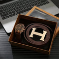 WATCH AND BELT MEN GIFT SET