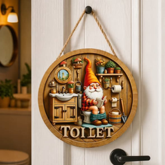 2D Flat Metallic Hanging Decor Signs