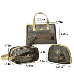 3pcs Makeup Organizer