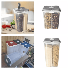 2450ml 4-in-1 Grid Pantry Organizer
