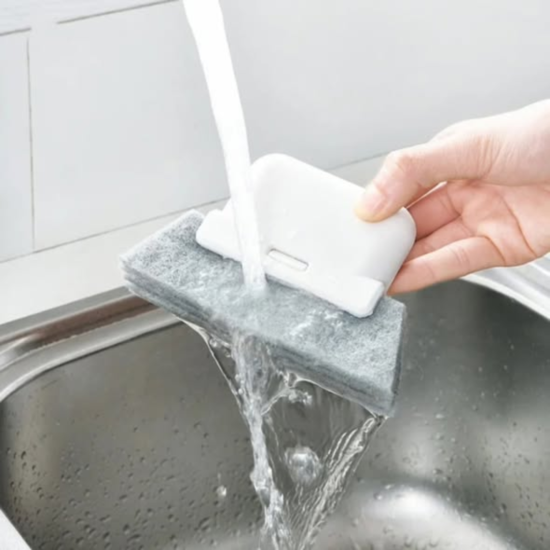 Creative multilayered groove cleaning double sided brush