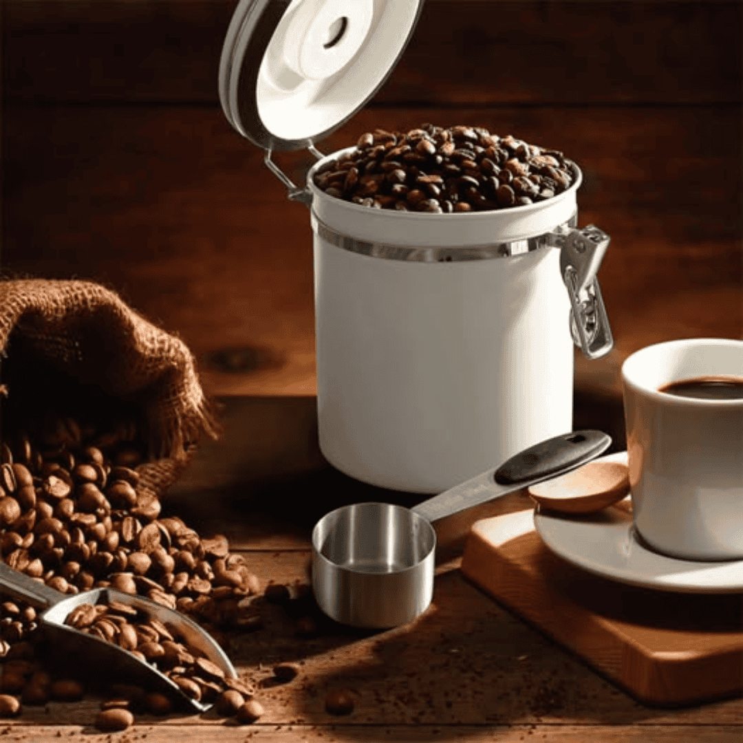Coffee Tools Stainless Steel Coffee Bean Vacuum Storage Container