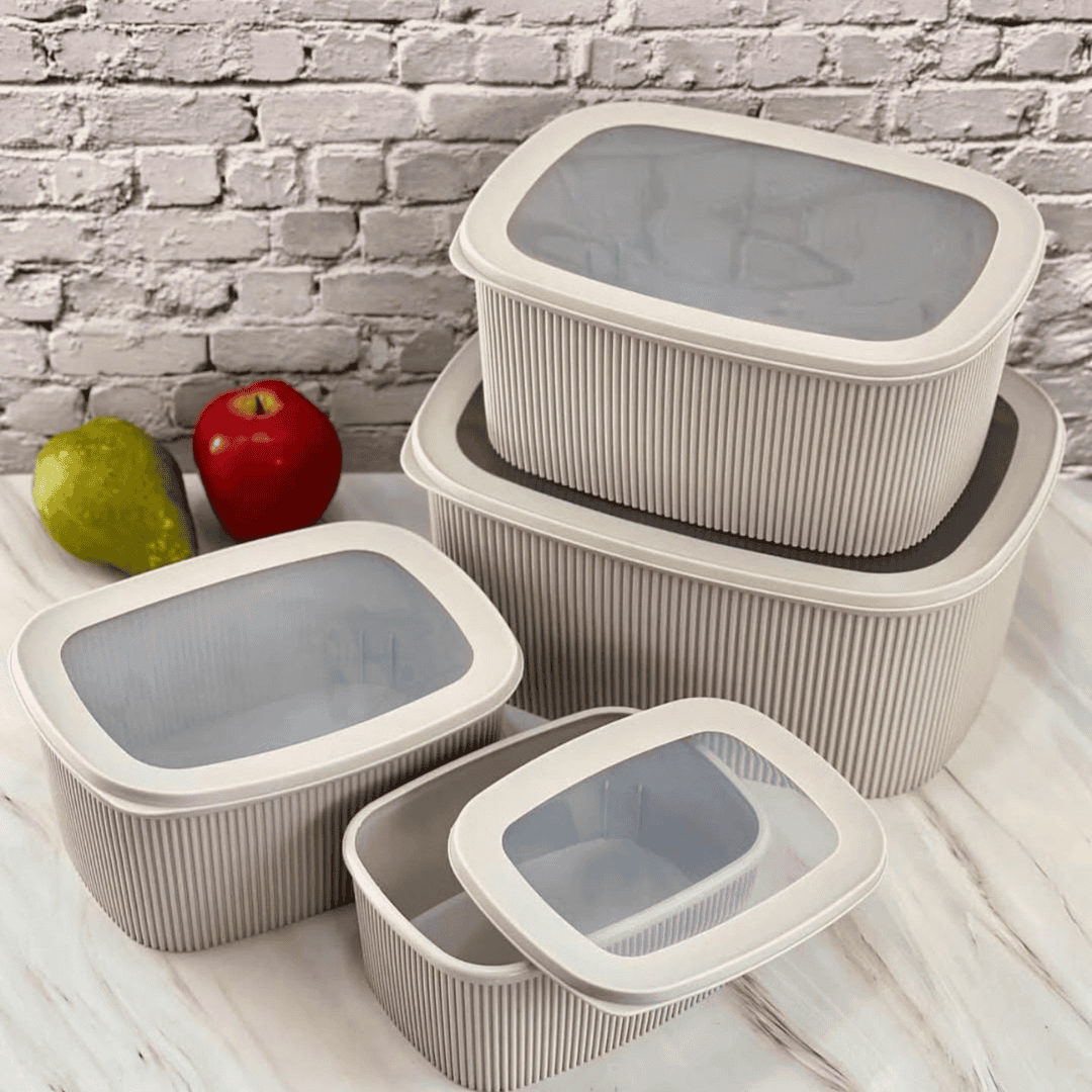 4Pcs Multipurpose Storage Containers