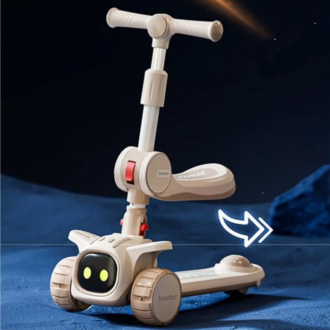 2 in 1 Kids Scooter with Music