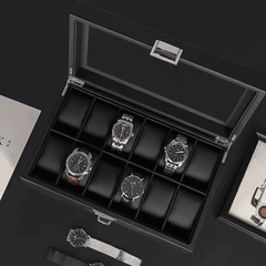 24 Slots Leather Watch Organizer