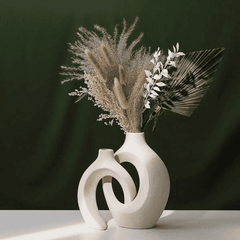 Ceramic Flower Vase/Twin Vase