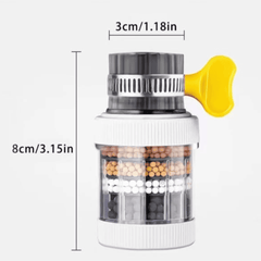 4-Layer Water Filter Tap Faucet Purifier