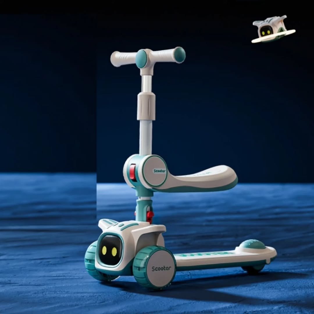 2 in 1 Kids Scooter with Music