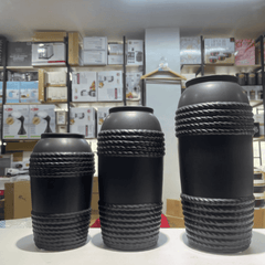3-Piece Ceramic Unique Vase Set