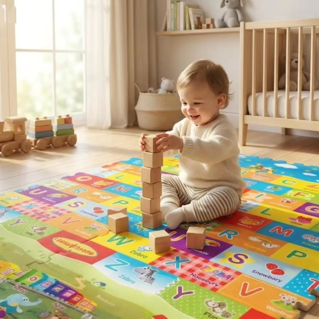 Alphabet and Puzzle Play Mat