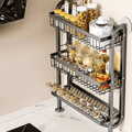 3-Tier Wall-Mounted Kitchen Storage Rack