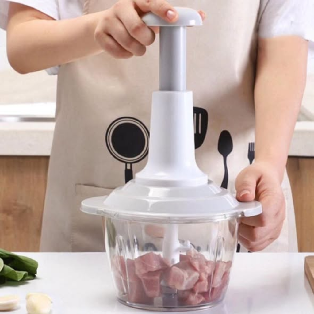 Manual Press Food Chopper and Food Processor
