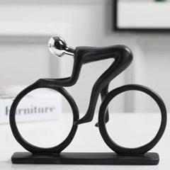 Bicycle Sculpture Ceramic Decor Piece