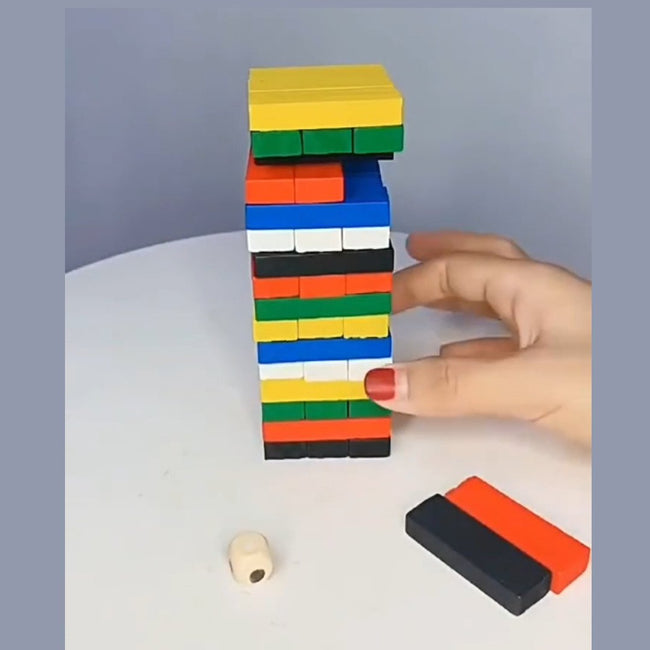 Coloured Jenga